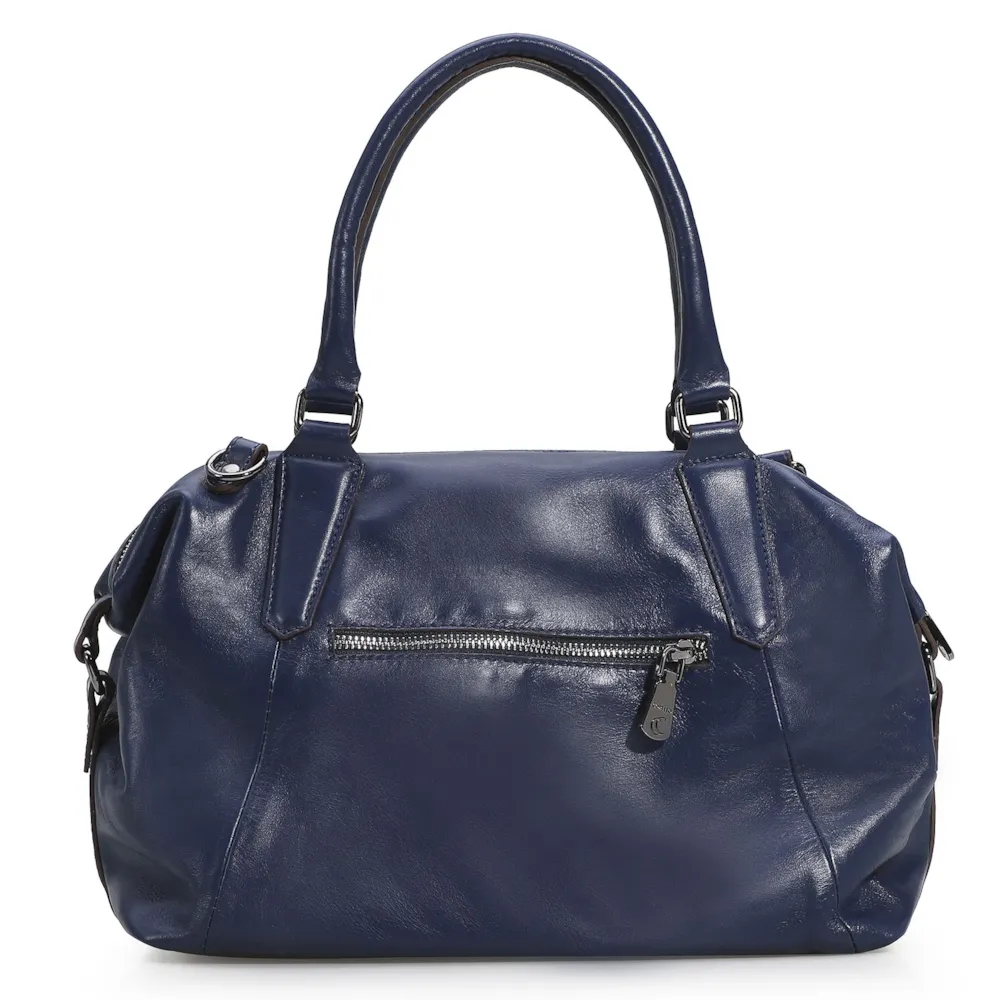 Bolsa Tote Couro Azul - imagem 3