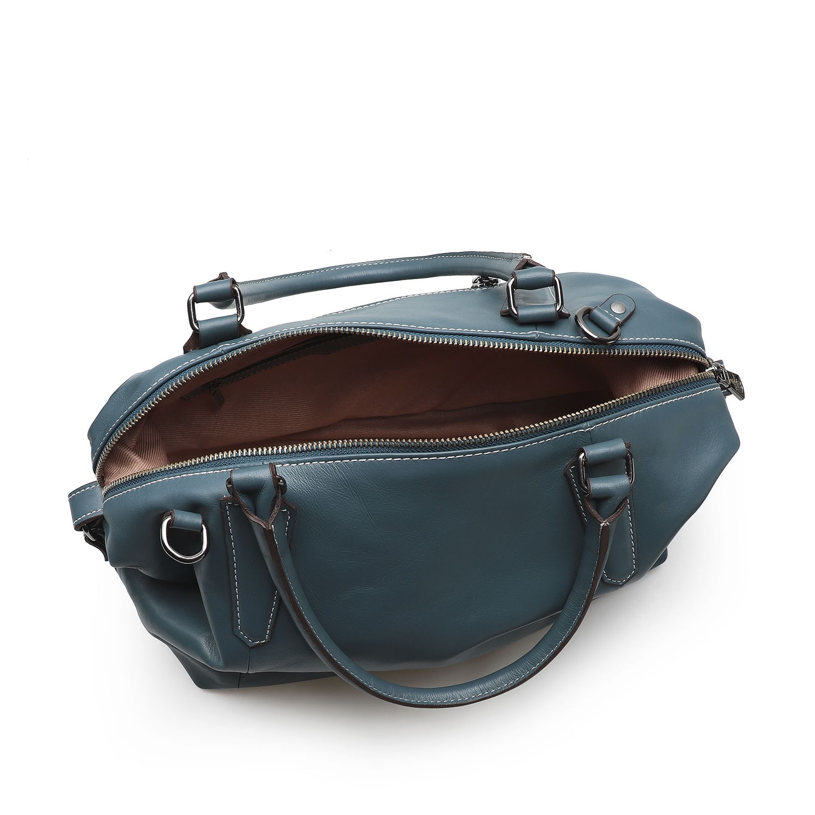 Bolsa Tote Couro Azul