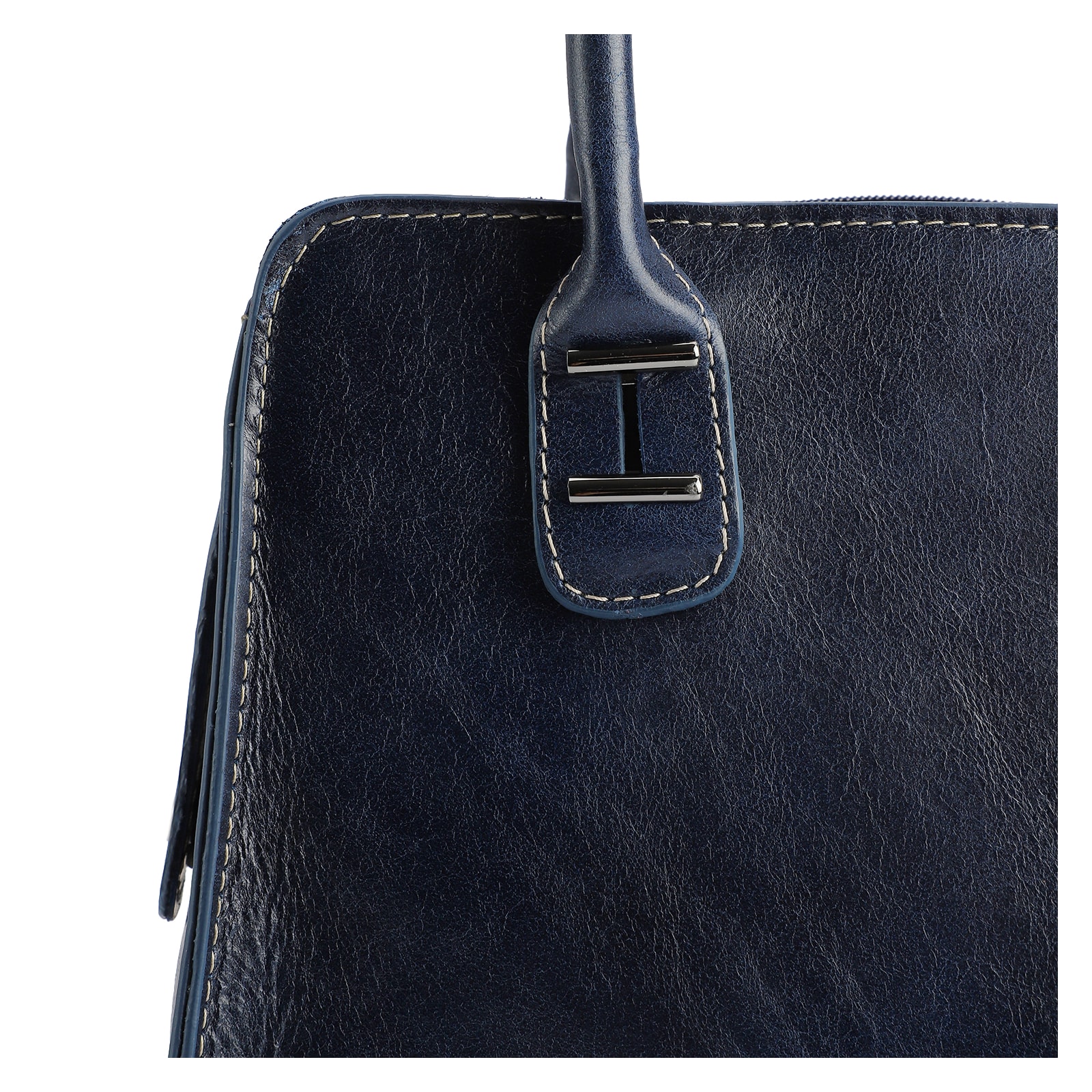 Bolsa Tote Couro Azul