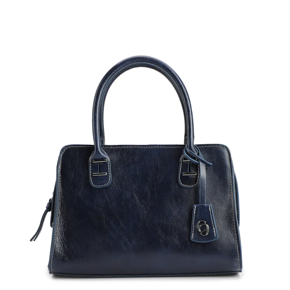 Bolsa Tote Couro Azul - imagem 3
