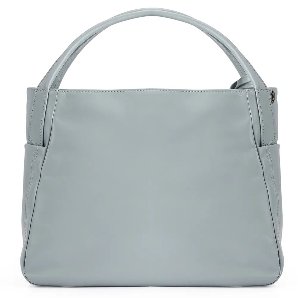 Bolsa Tote Couro Azul - imagem 3