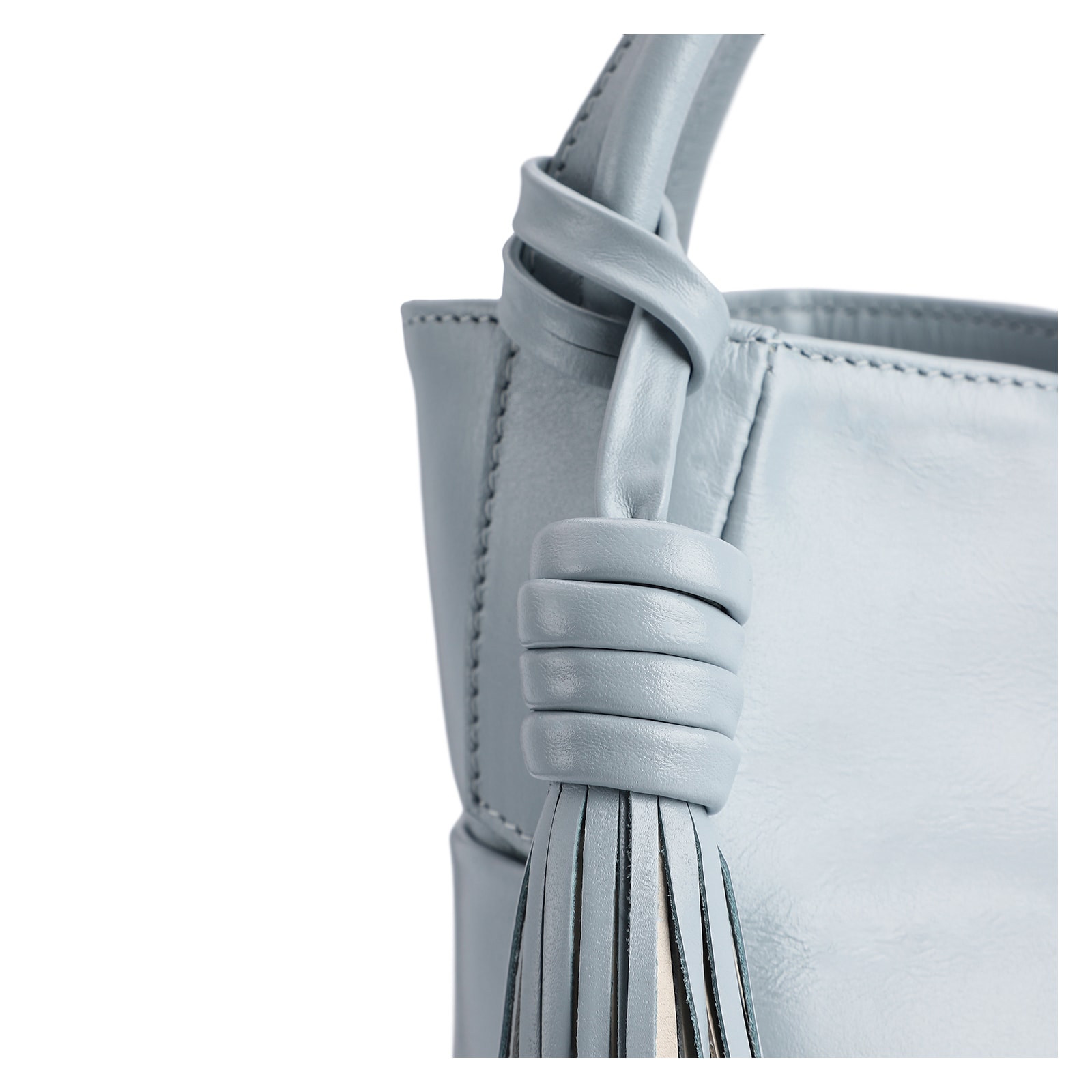 Bolsa Tote Couro Azul