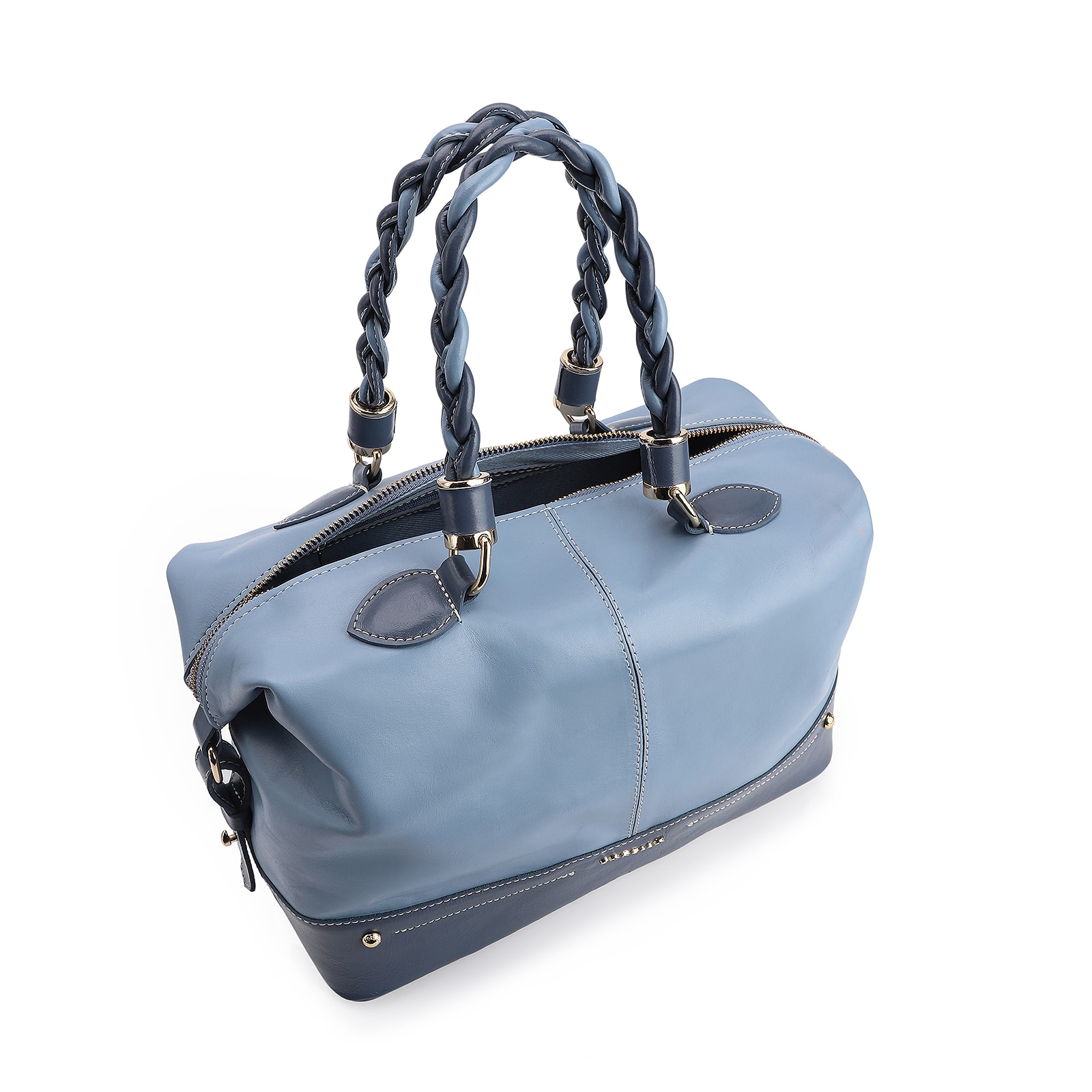 Bolsa Tote Couro Azul