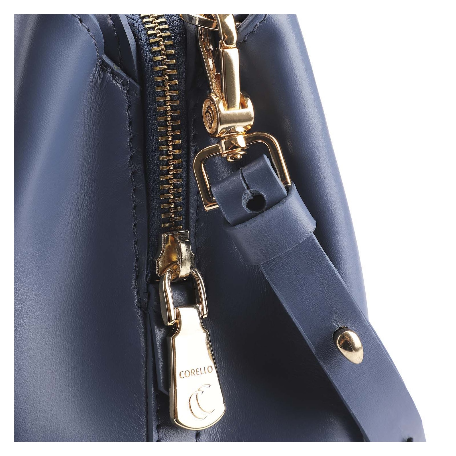 Bolsa Tote Couro Azul