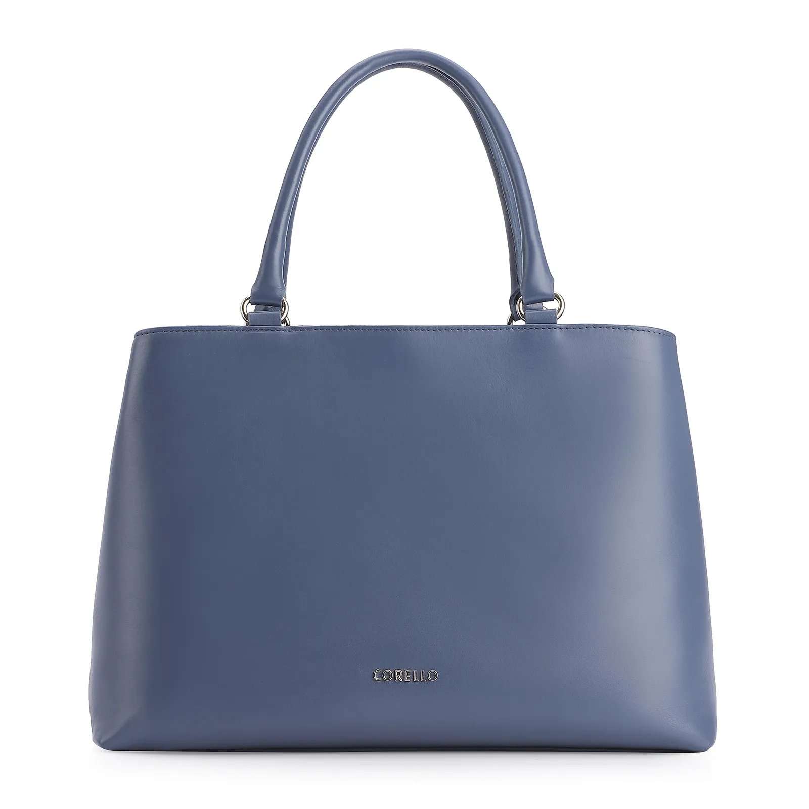 Bolsa Tote Couro Azul