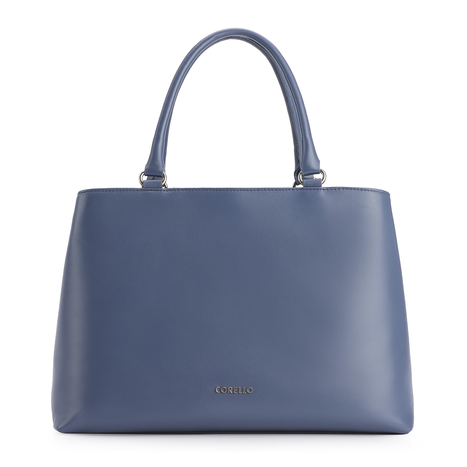 Bolsa Tote Couro Azul