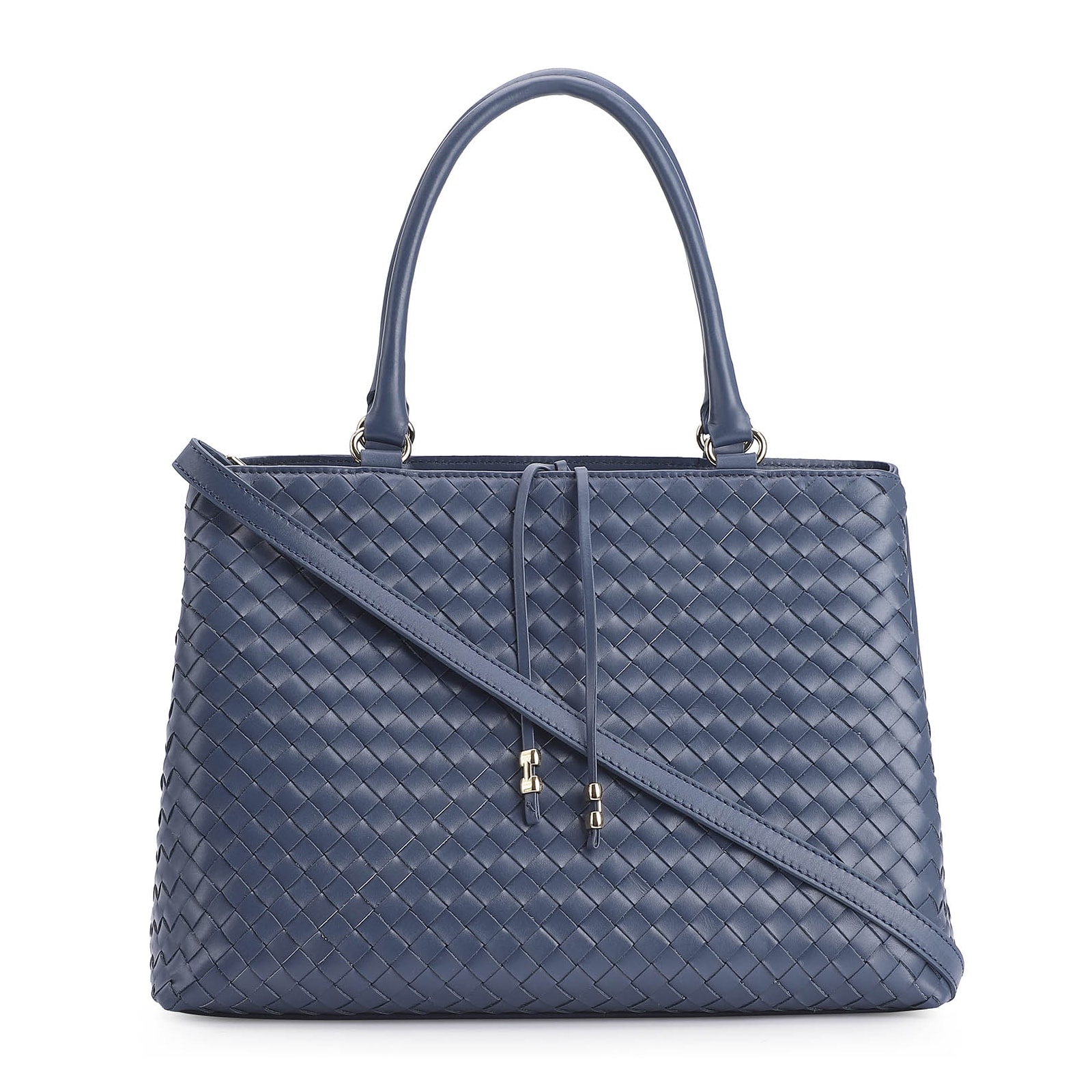 Bolsa Tote Couro Azul