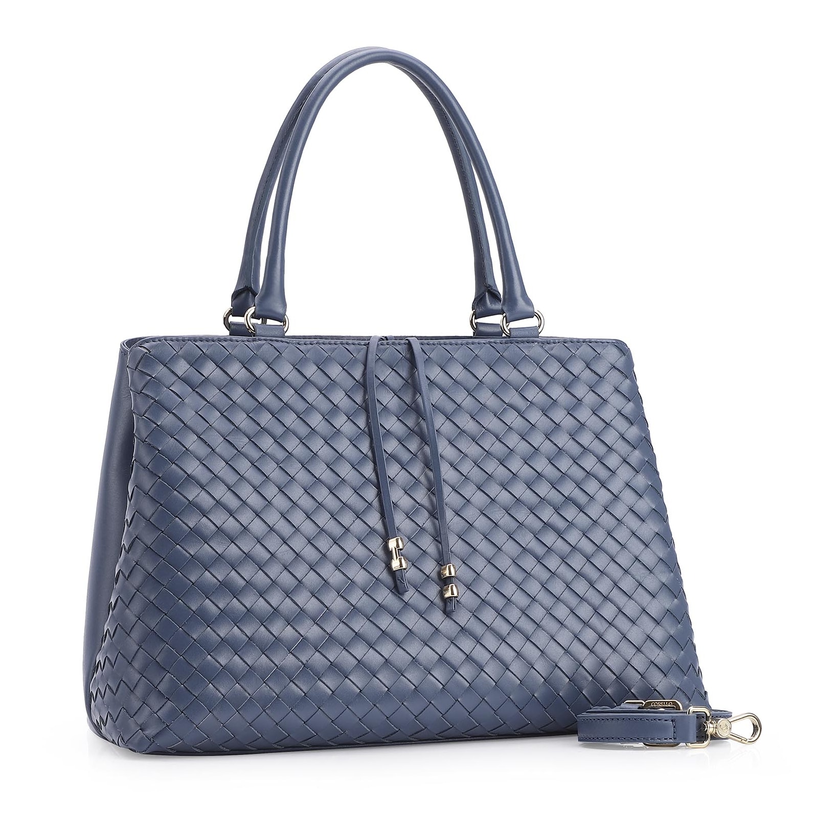 Bolsa Tote Couro Azul