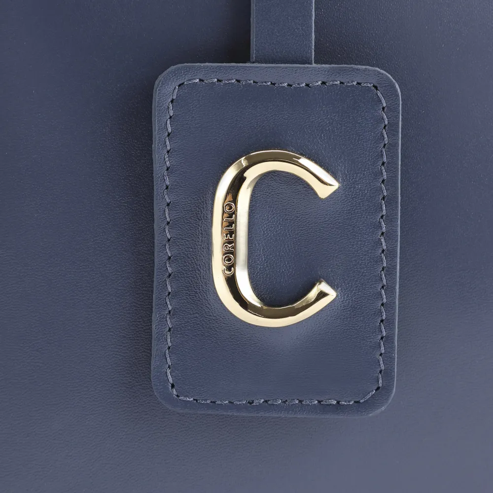 Bolsa Tote Couro Azul - imagem 6