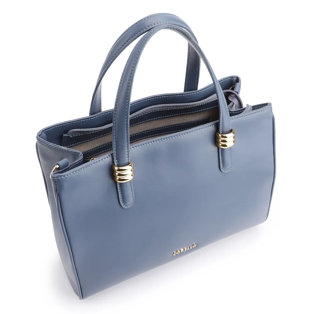 Bolsa Tote Couro Azul - imagem 4