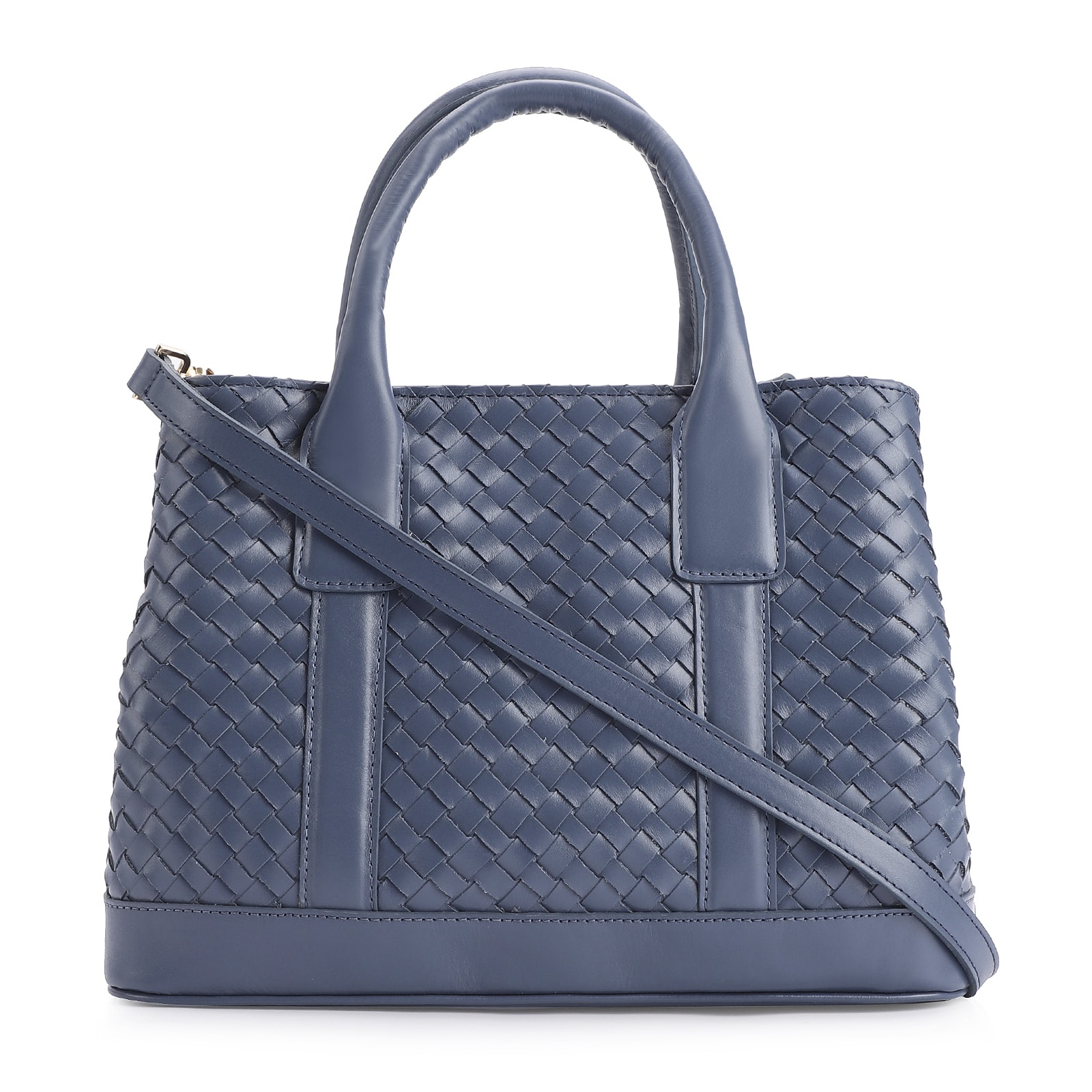 Bolsa Tote Couro Azul