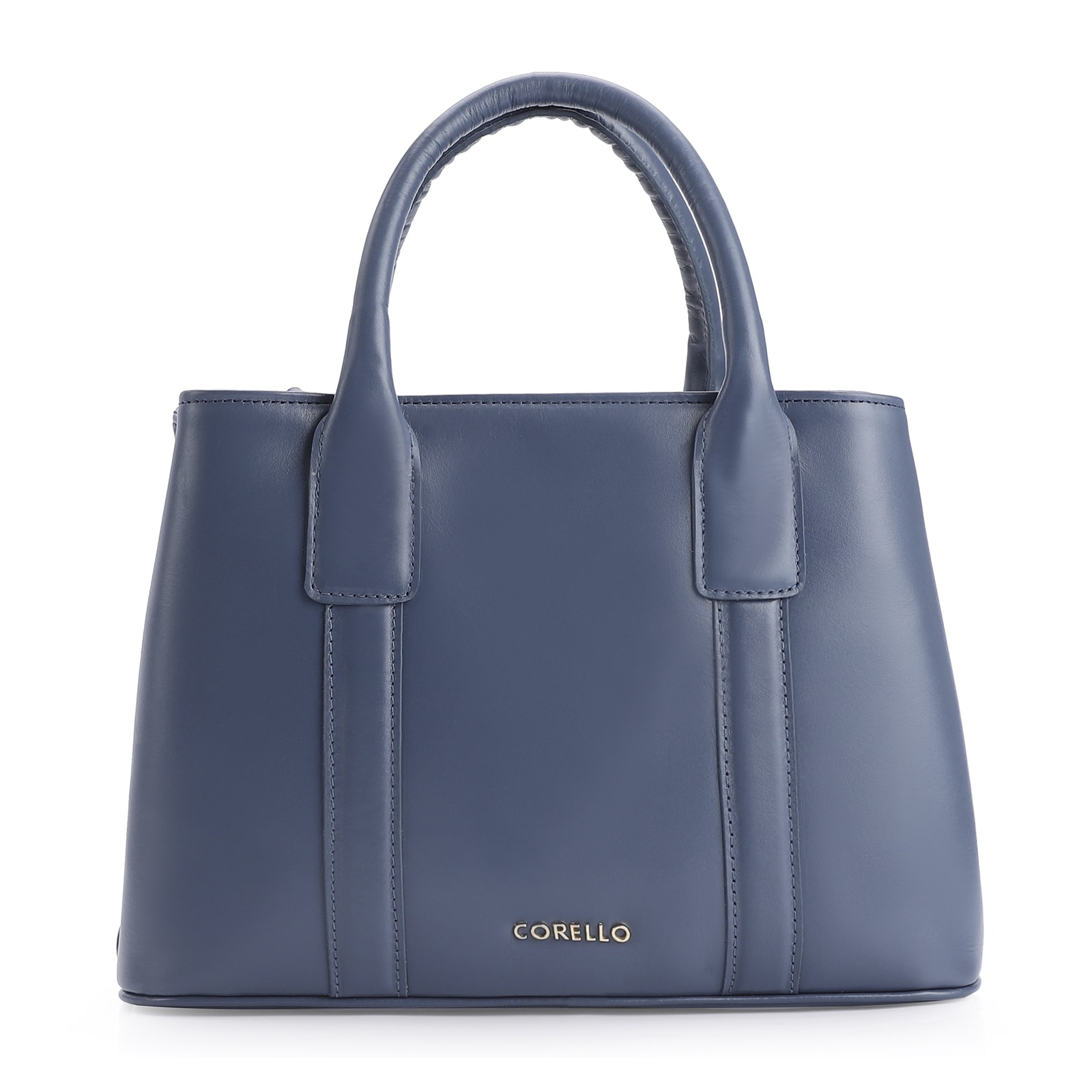 Bolsa Tote Couro Azul