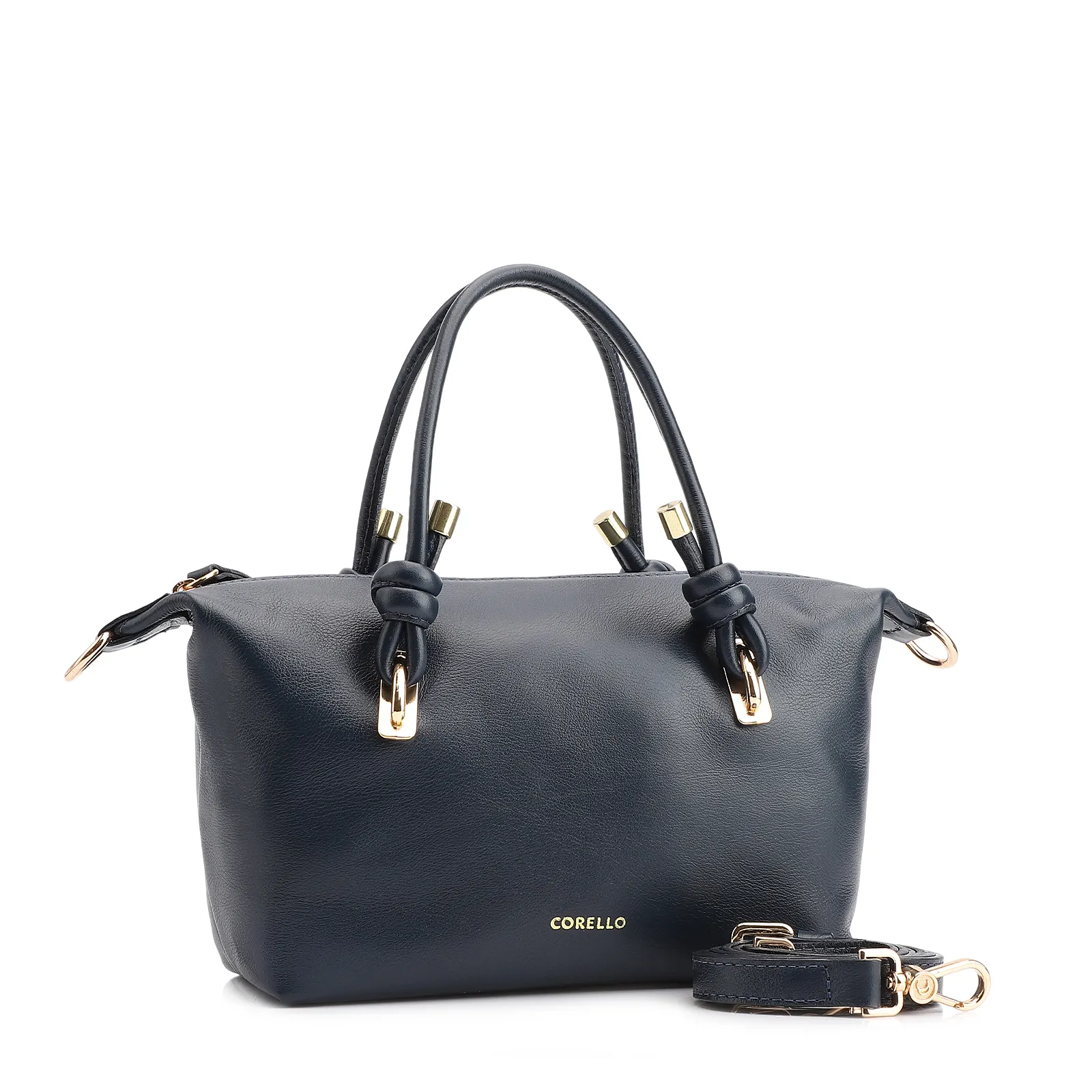 Bolsa Tote Couro Azul
