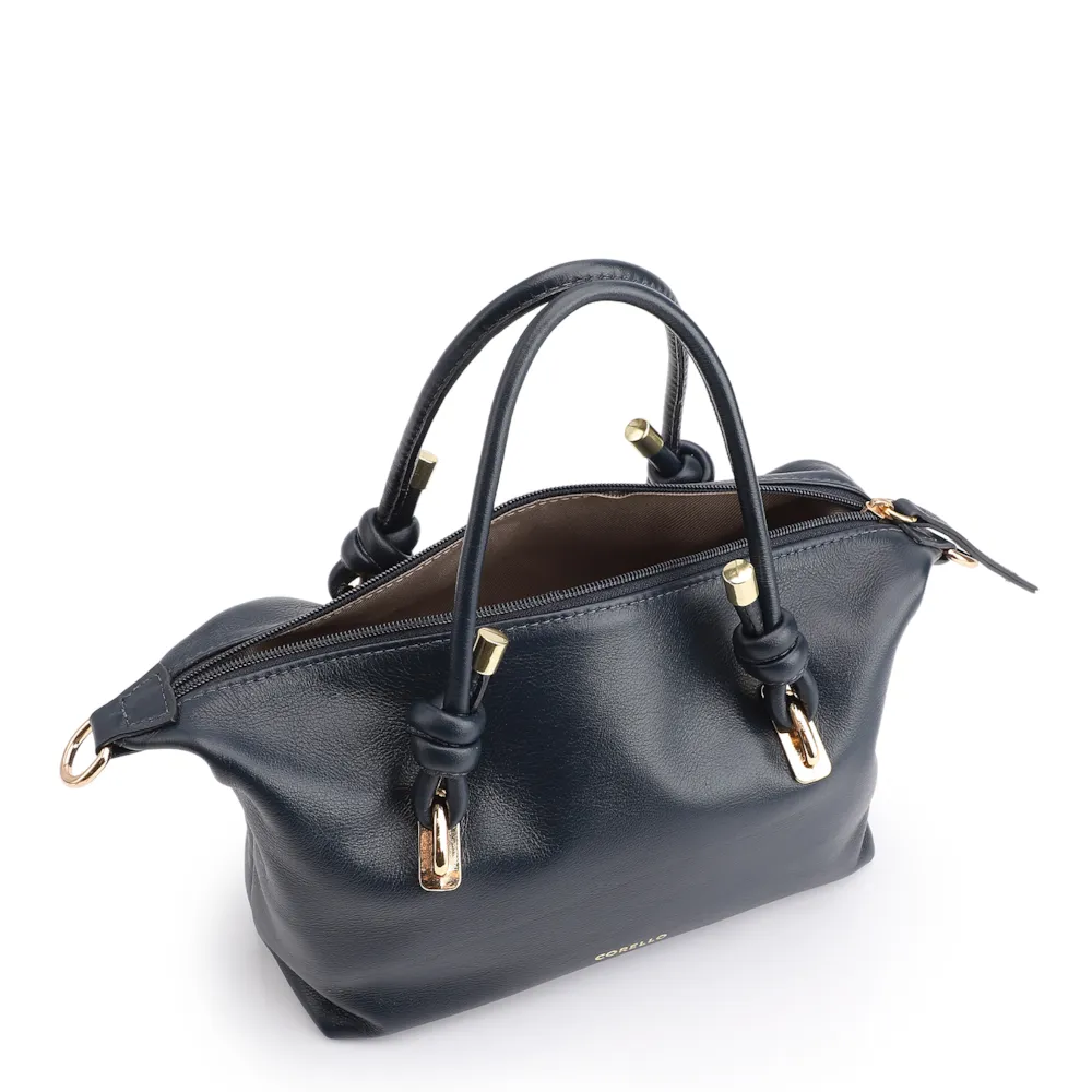 Bolsa Tote Couro Azul - imagem 5