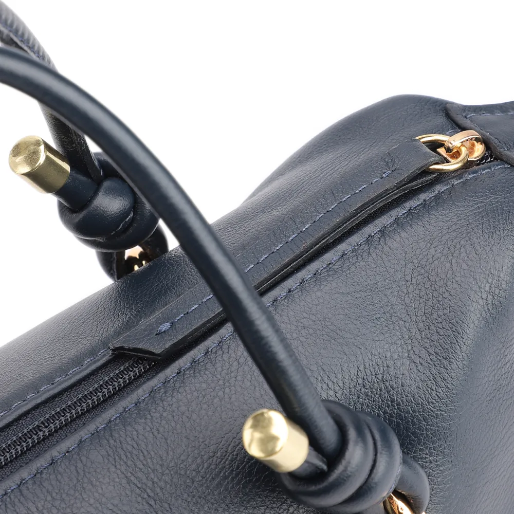 Bolsa Tote Couro Azul - imagem 6