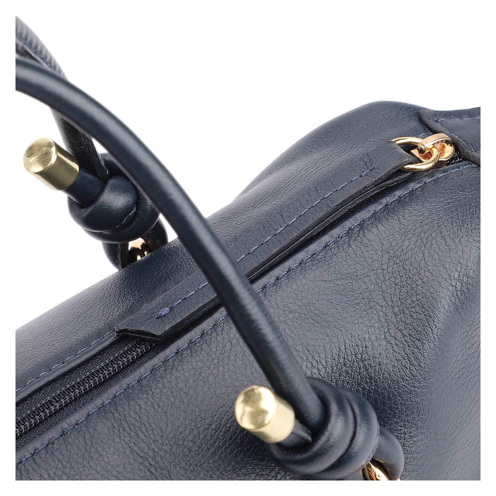 Bolsa Tote Couro Azul
