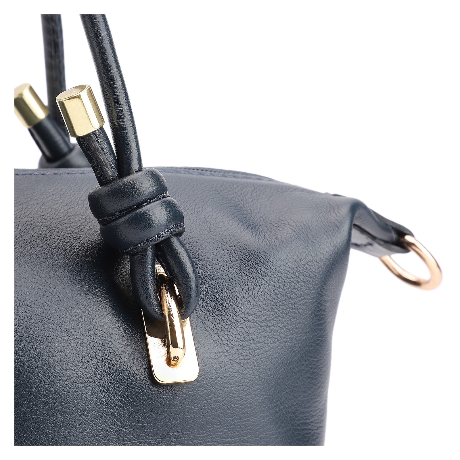 Bolsa Tote Couro Azul