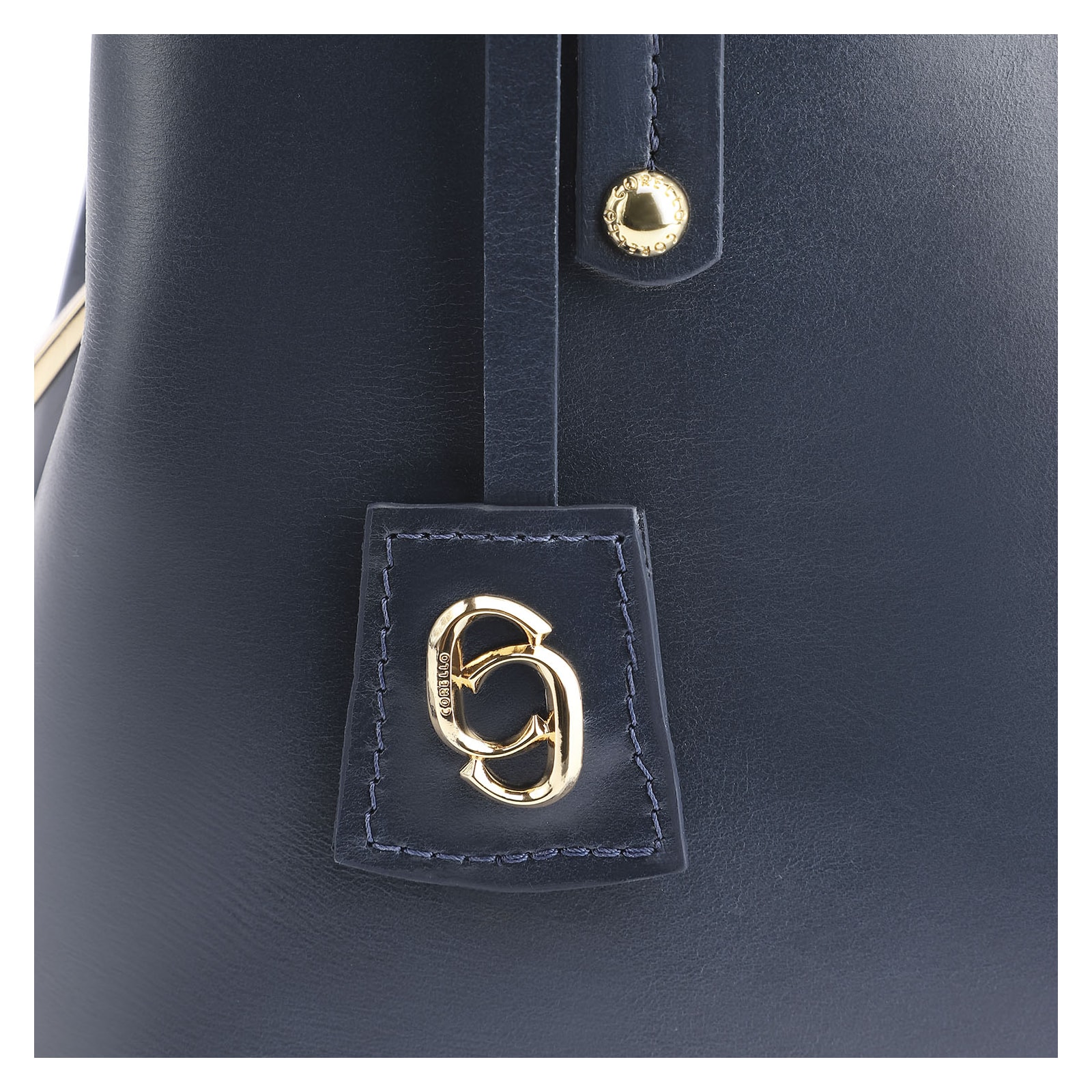 Bolsa Tote Couro Azul