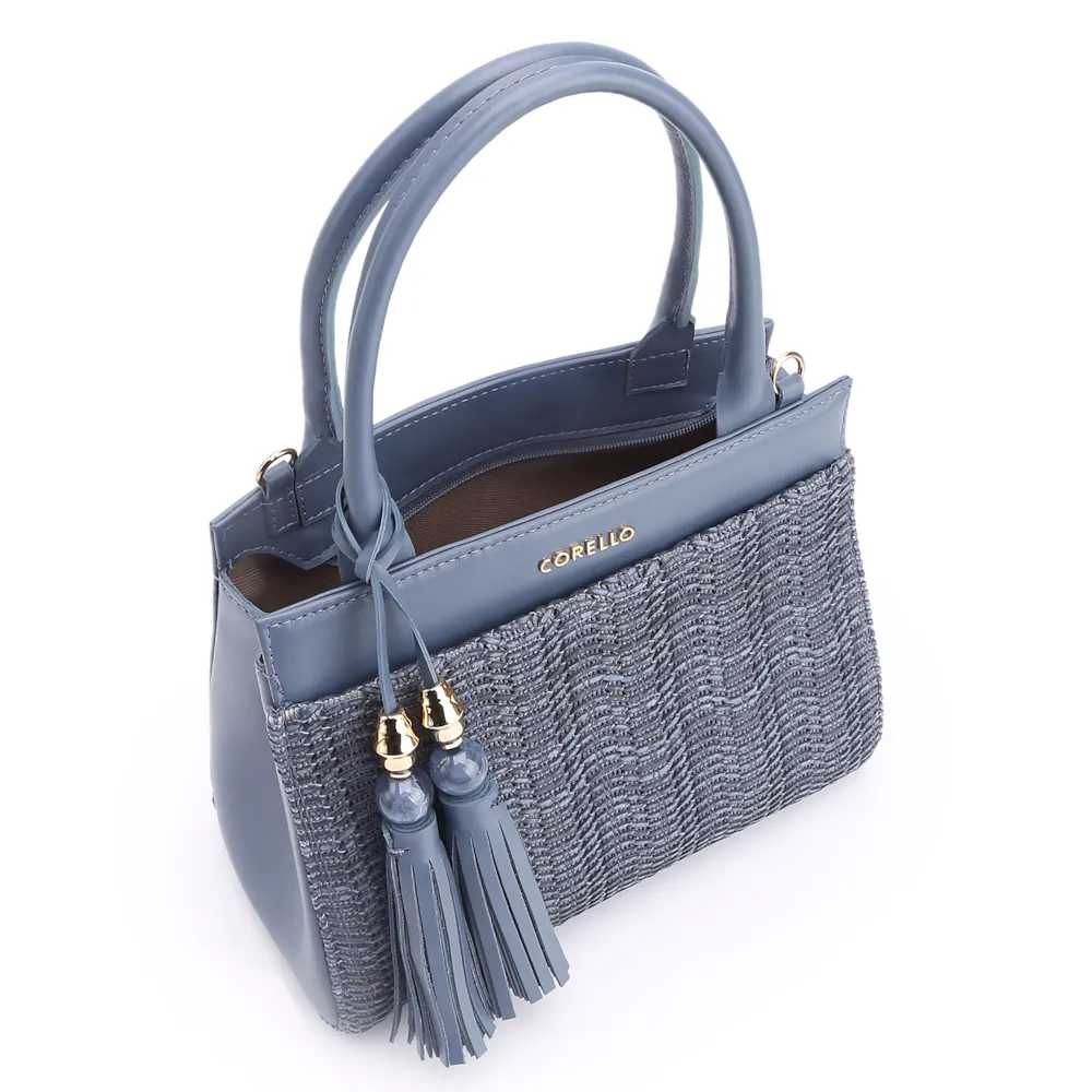 Bolsa Tote Couro Azul/Alt Azul - imagem 4
