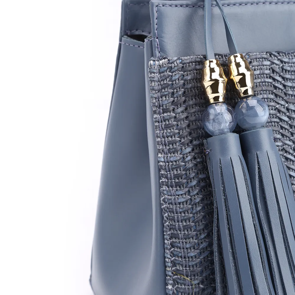 Bolsa Tote Couro Azul/Alt Azul - imagem 7