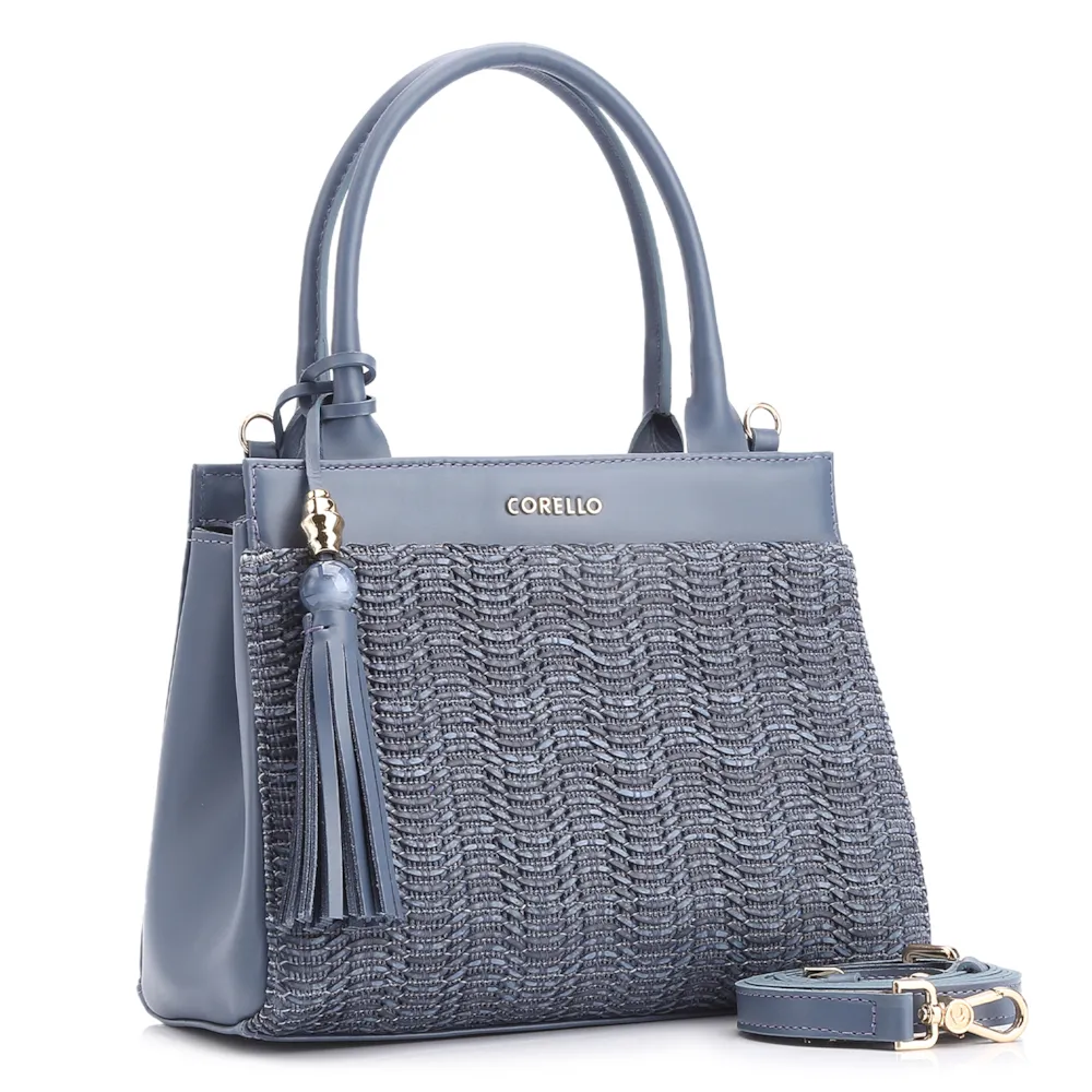 Bolsa Tote Couro Azul/Alt Azul - imagem 2
