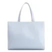 Bolsa Tote Couro Azul/Alt Tramado Azul - imagem 4