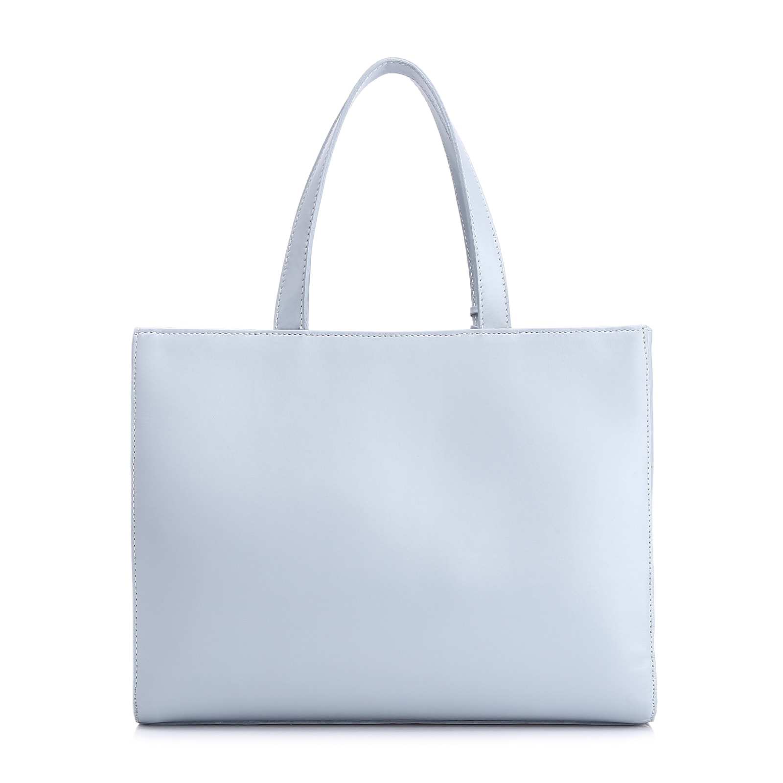 Bolsa Tote Couro Azul/Alt Tramado Azul