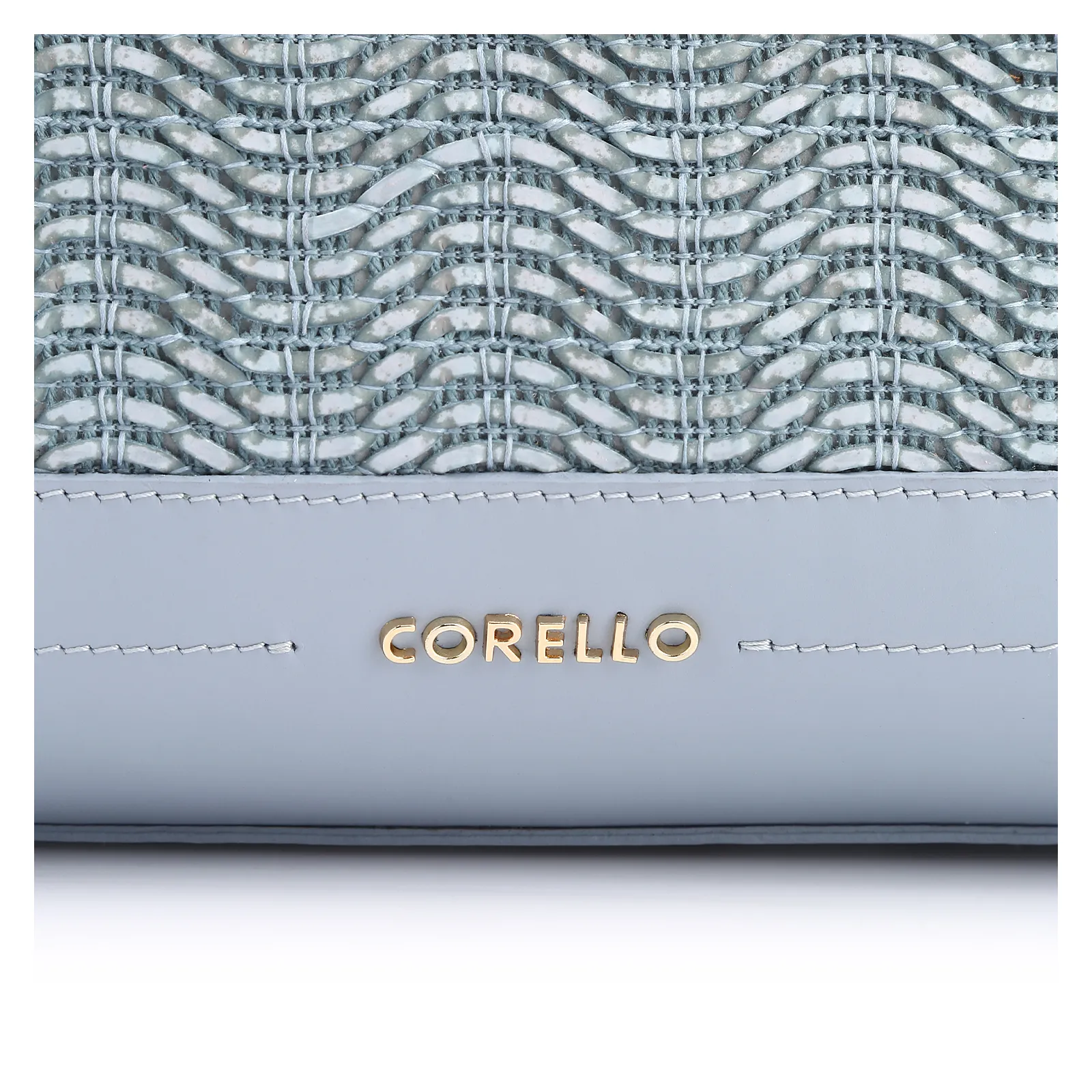 Bolsa Tote Couro Azul/Alt Tramado Azul
