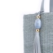 Bolsa Tote Couro Azul/Alt Tramado Azul - imagem 8