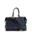 Bolsa Tote Couro Azul Denim - imagem 1