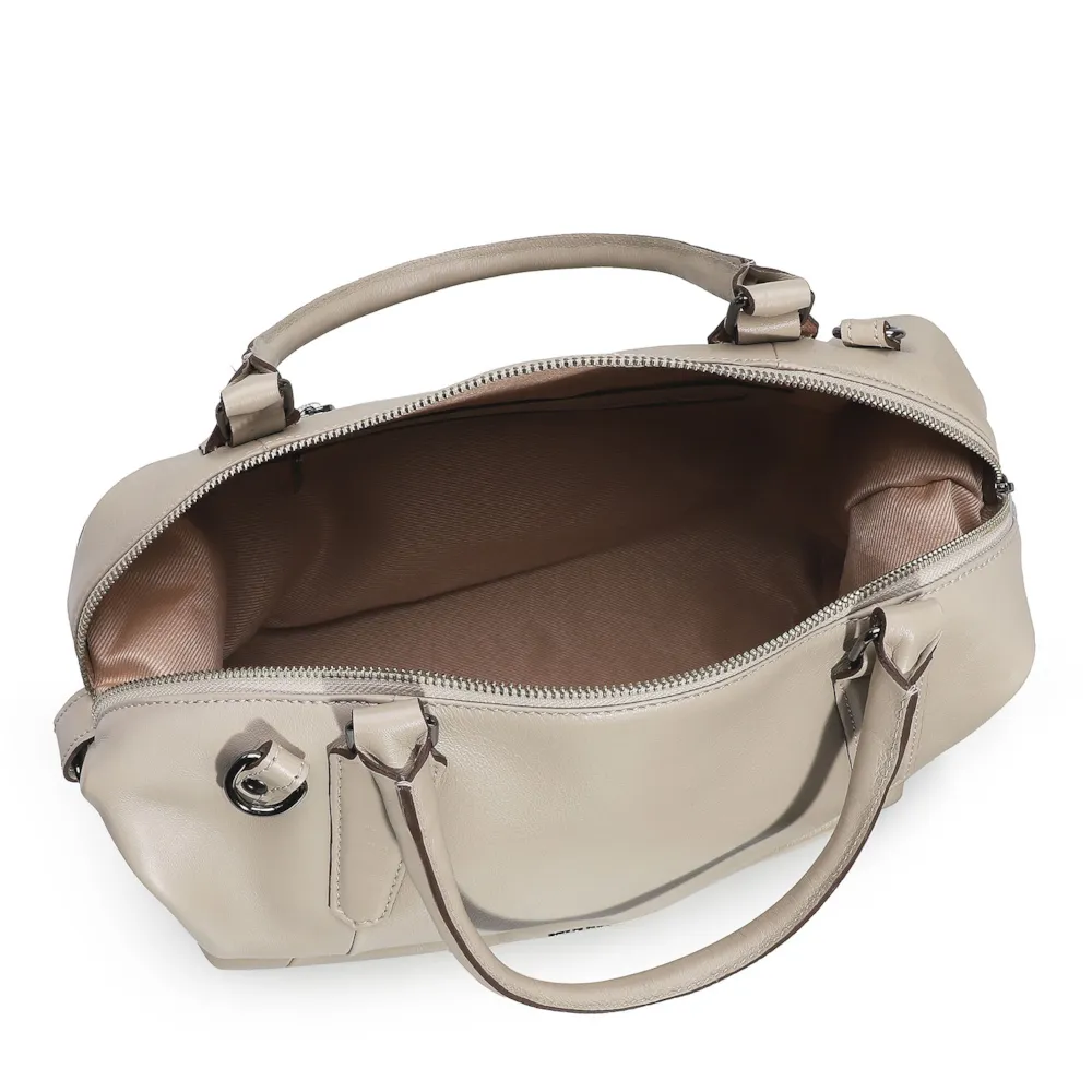 Bolsa Tote Couro Bege - imagem 4