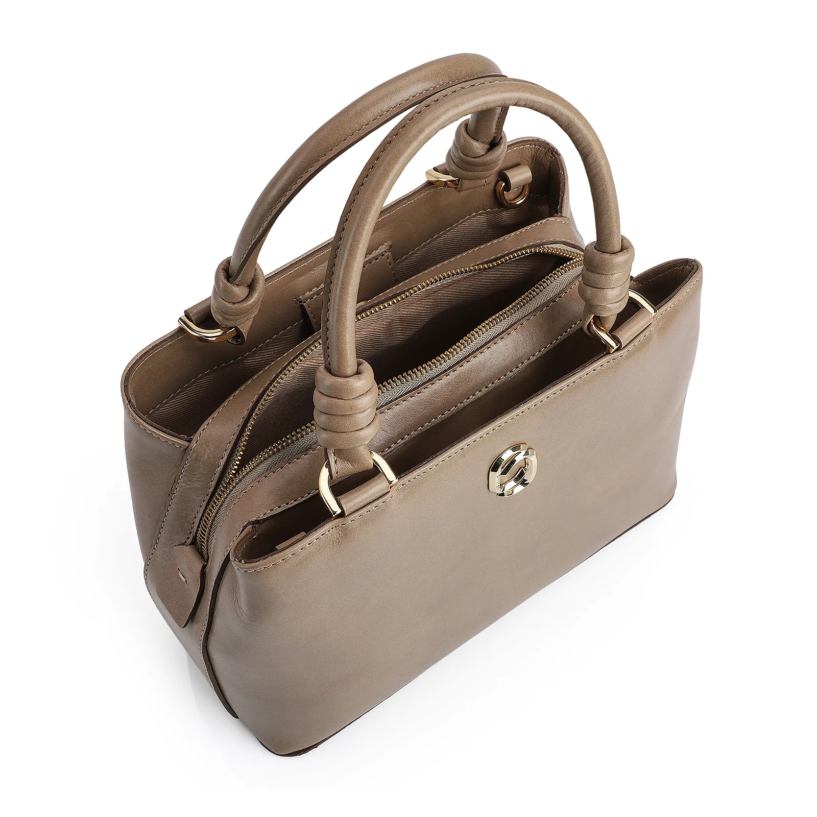 Bolsa Tote Couro Bege