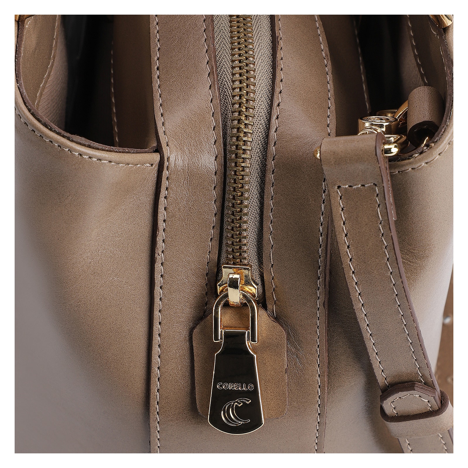Bolsa Tote Couro Bege