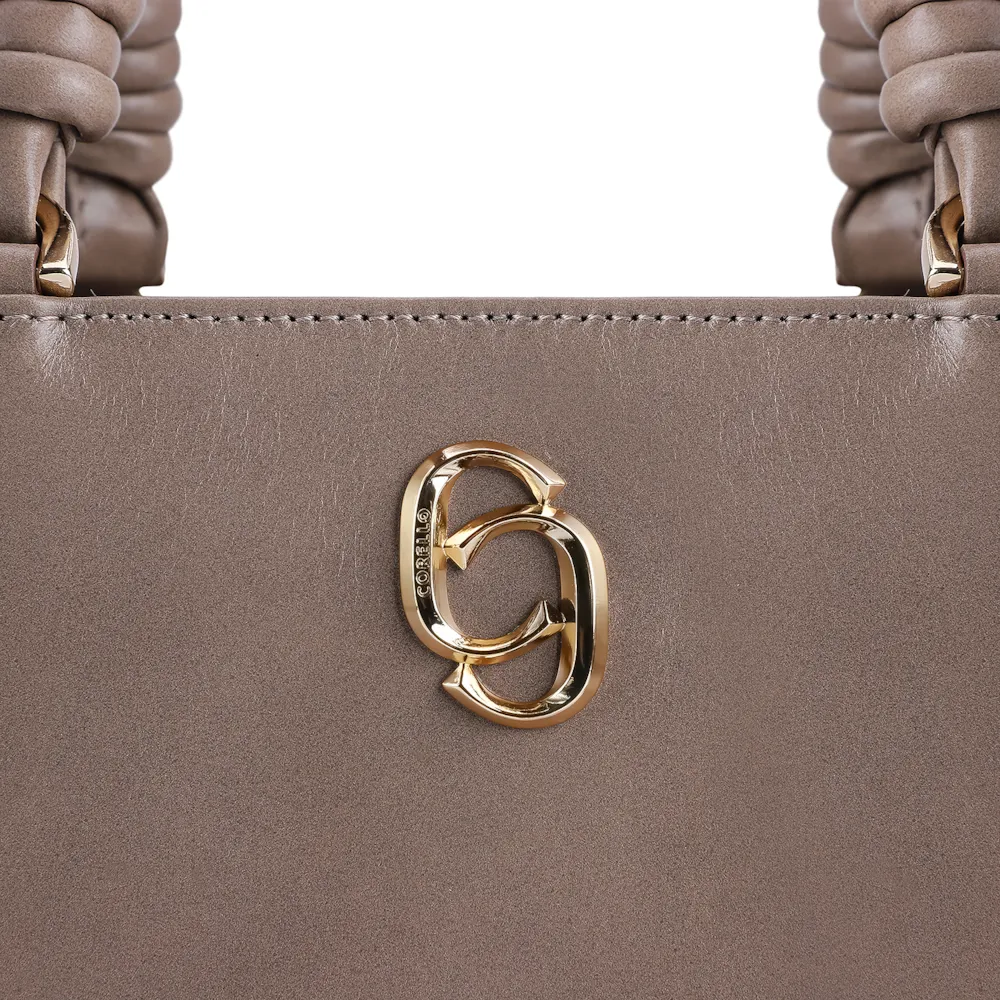 Bolsa Tote Couro Bege - imagem 6
