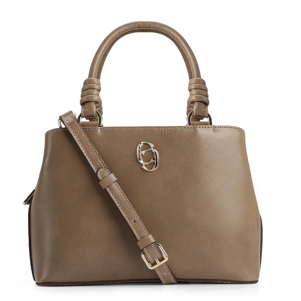 Bolsa Tote Couro Bege