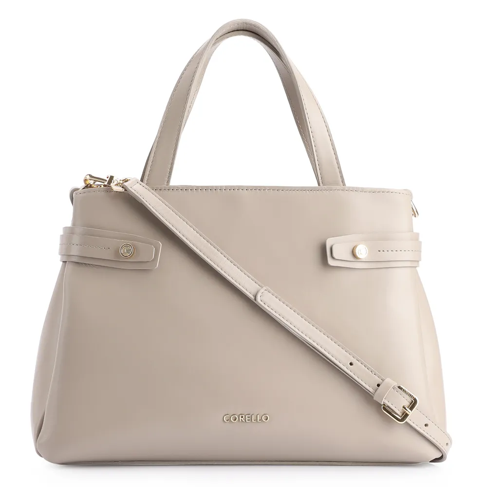 Bolsa Tote Couro Bege