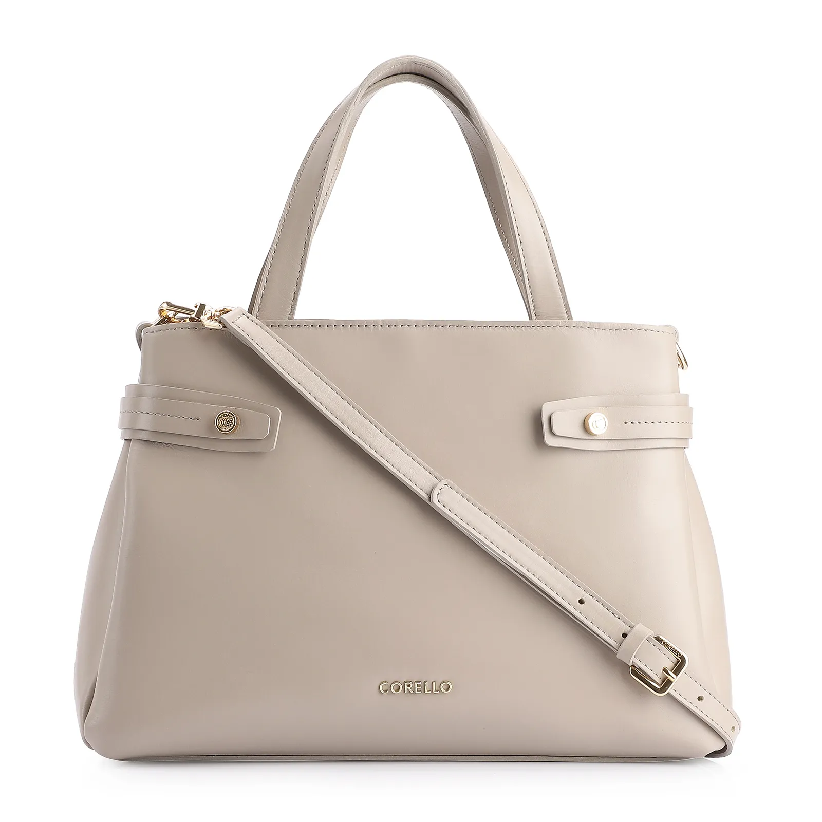 Bolsa Tote Couro Bege