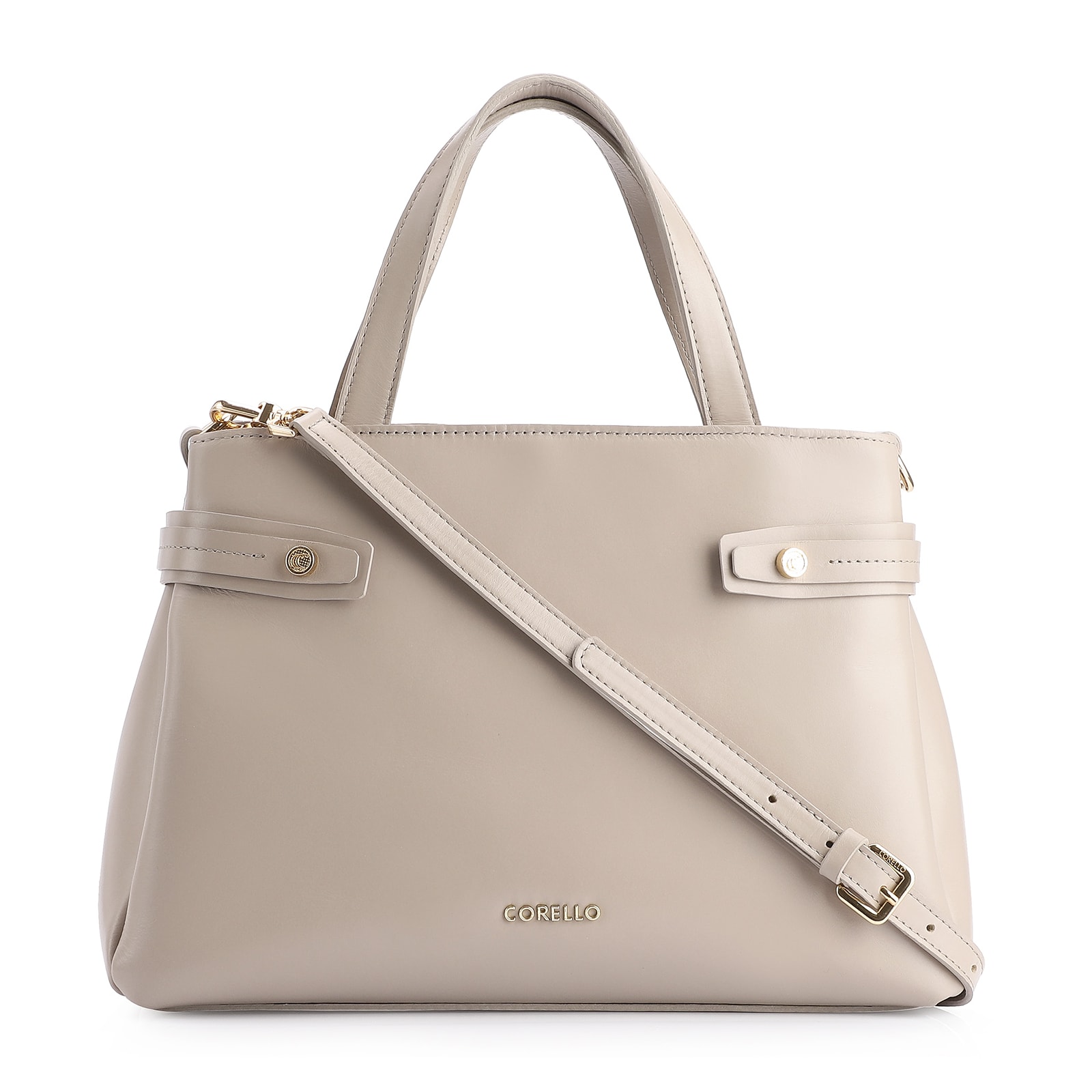 Bolsa Tote Couro Bege
