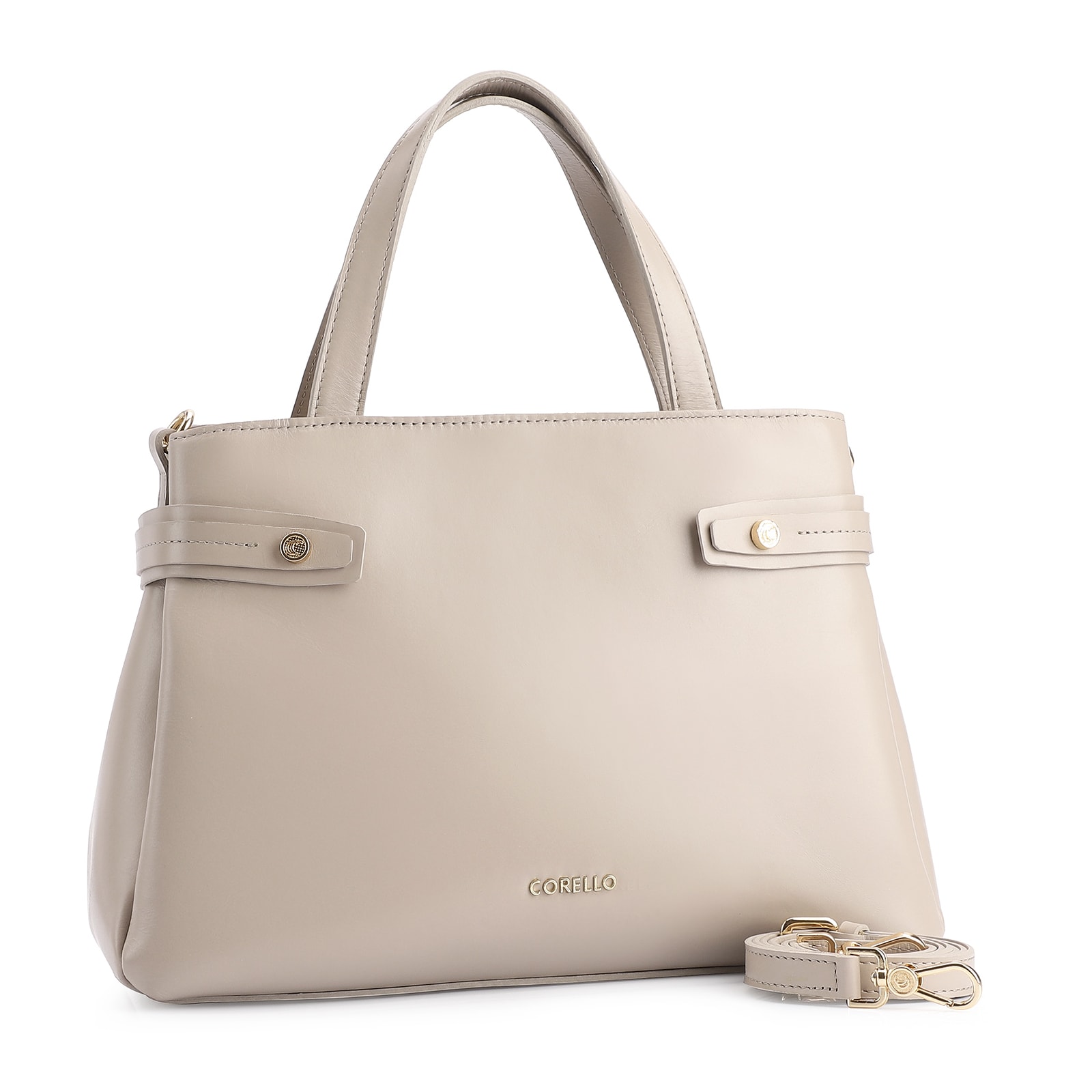 Bolsa Tote Couro Bege