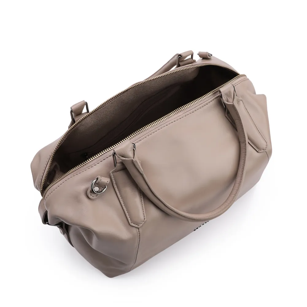 Bolsa Tote Couro Bege - imagem 4