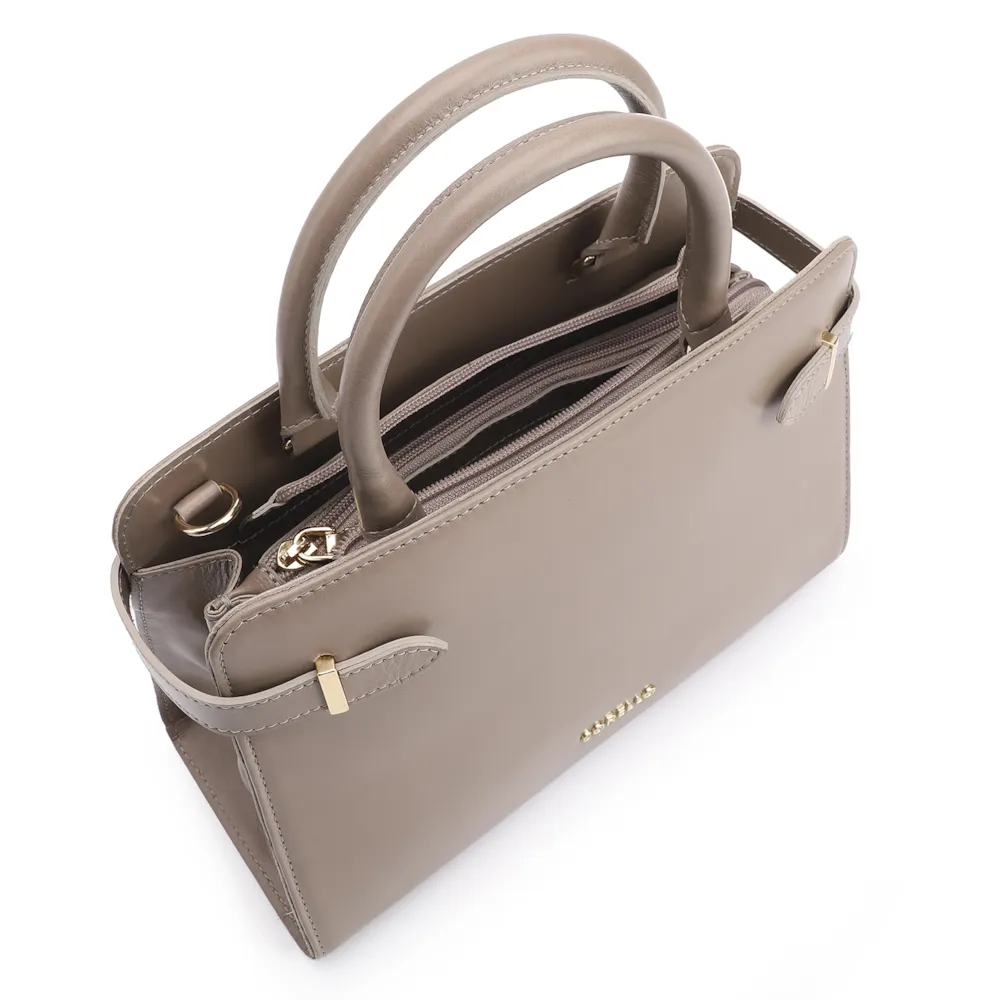 Bolsa Tote Couro Bege - imagem 4