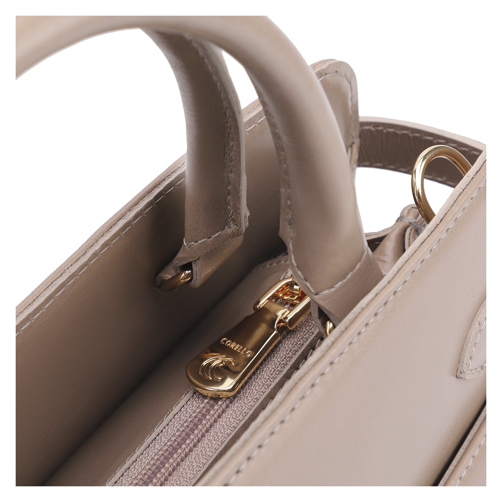 Bolsa Tote Couro Bege
