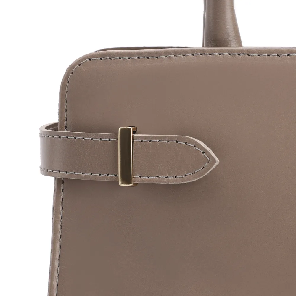Bolsa Tote Couro Bege - imagem 7