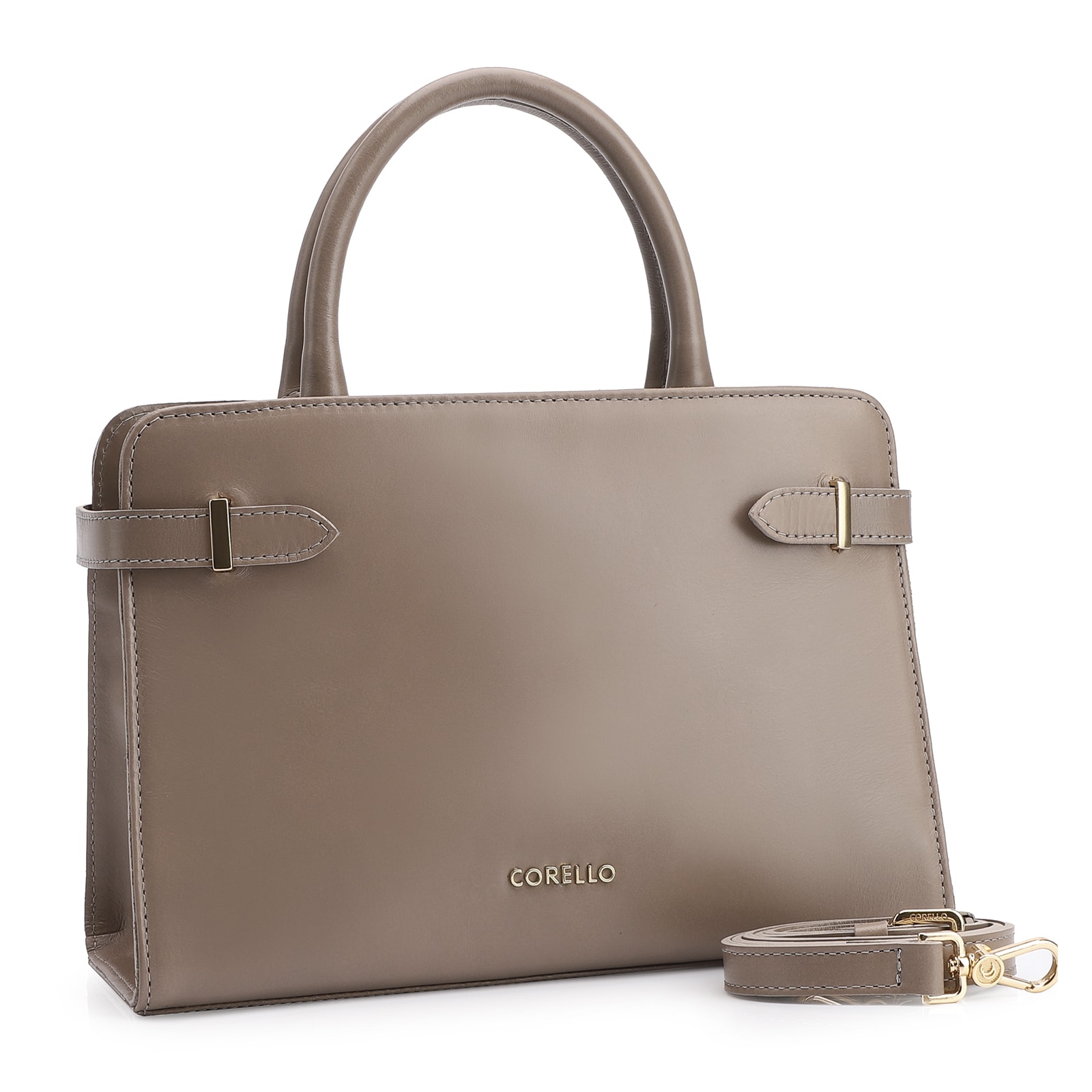 Bolsa Tote Couro Bege