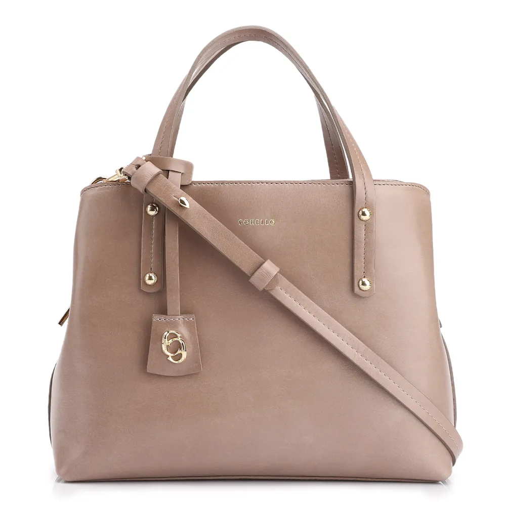 Bolsa Tote Couro Bege
