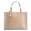 Bolsa Tote Couro Bege/Couro Lezard Bege - imagem 1