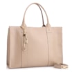 Bolsa Tote Couro Bege/Couro Lezard Bege - imagem 3