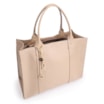 Bolsa Tote Couro Bege/Couro Lezard Bege - imagem 5