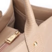 Bolsa Tote Couro Bege/Couro Lezard Bege - imagem 6