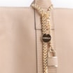 Bolsa Tote Couro Bege/Couro Lezard Bege - imagem 8